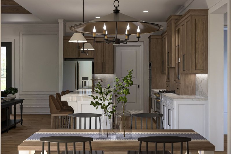 House Design - Interior - Dining Room for Modern House Plan #455-371 - 3 bed, 2.5 bath