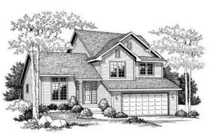 Traditional Exterior - Front Elevation Plan #70-651