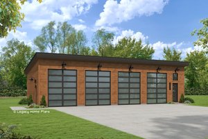 Contemporary Exterior - Front Elevation Plan #932-736