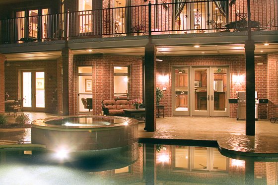 Exterior - Rear Elevation for Traditional House Plan #927-11 - 5 bed, 4.5 bath