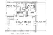 Log Style House Plan - 3 Beds 2.5 Baths 2368 Sq/Ft Plan #117-486 