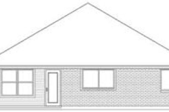 Exterior - Rear Elevation for Traditional House Plan #84-162 - 3 bed, 2 bath