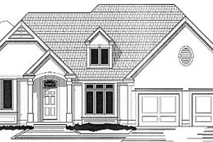 Traditional Exterior - Front Elevation Plan #67-246