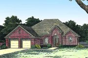 Colonial Style House Plan - 3 Beds 2 Baths 1640 Sq/Ft Plan #310-770 