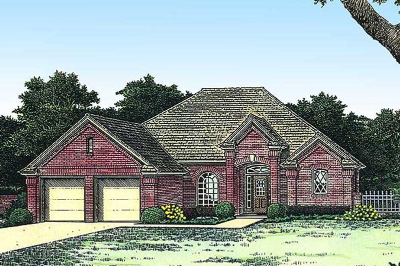 Home Plan - Colonial Exterior - Front Elevation Plan #310-770
