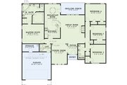 Southern Style House Plan - 4 Beds 2 Baths 2217 Sq/Ft Plan #17-540 