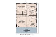Cottage Style House Plan - 3 Beds 3 Baths 1831 Sq/Ft Plan #124-1420 