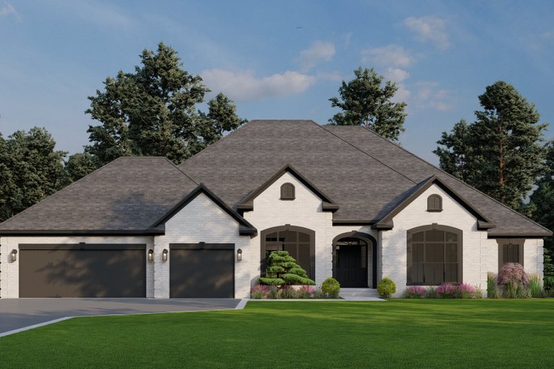 Architectural House Design - Traditional Exterior - Front Elevation Plan #923-64
