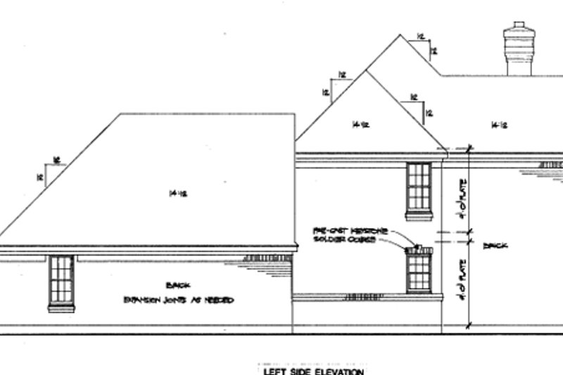 Dream House Plan - Exterior - Other Elevation 1 for European House Plan #410-384 - 4 bed, 2.5 bath