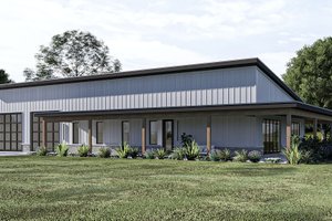 Modern Exterior - Front Elevation Plan #455-495