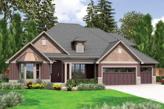 Front View - 2600 square foot Traditional home