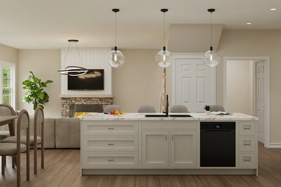 Interior - Kitchen 1 for Country House Plan #1089-61 - 3 bed, 2.5 bath
