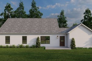 Exterior - Other Elevation 2 for Farmhouse House Plan #17-3448 - 3 bed, 2 bath