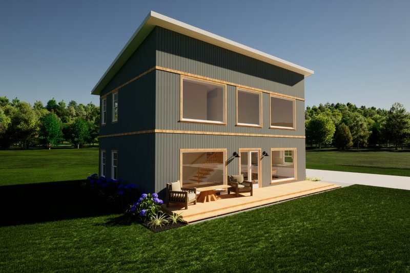 Architectural House Design - Exterior - Other Elevation 5 for Modern House Plan #1116-53 - 3 bed, 3 bath