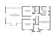 European Style House Plan - 3 Beds 2.5 Baths 1972 Sq/Ft Plan #424-99 