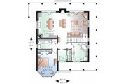 Farmhouse Style House Plan - 3 Beds 2 Baths 1630 Sq/Ft Plan #23-823 