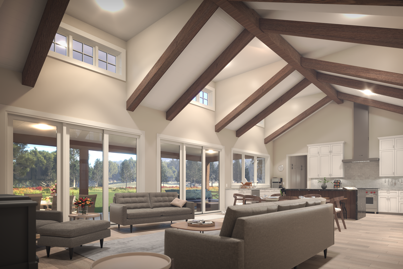 Home Plan - Interior - Family Room for Ranch House Plan #1086-13 - 3 bed, 2.5 bath