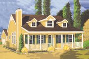 Country Style House Plan - 3 Beds 2 Baths 1409 Sq/Ft Plan #3-114 