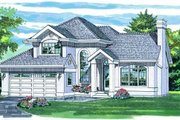 Traditional Style House Plan - 3 Beds 2.5 Baths 1860 Sq/Ft Plan #47-264 