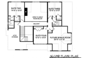 Craftsman Style House Plan - 4 Beds 3.5 Baths 2744 Sq/Ft Plan #413-838 