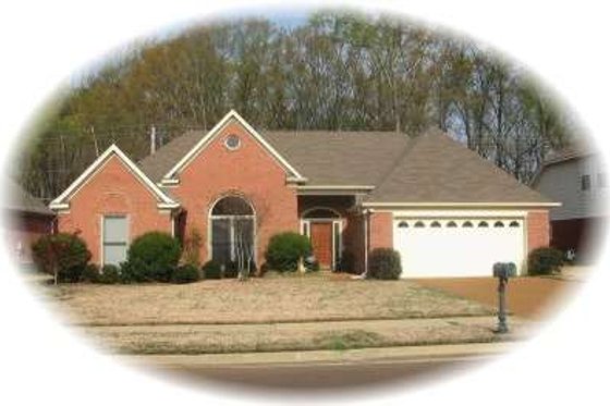 Exterior - Front Elevation for European House Plan #81-1532 - 3 bed, 2 bath