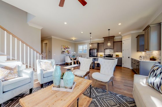 Interior - Family Room for Farmhouse House Plan #1085-9 - 4 bed, 3 bath