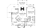 Cottage Style House Plan - 3 Beds 3.5 Baths 2090 Sq/Ft Plan #71-131 