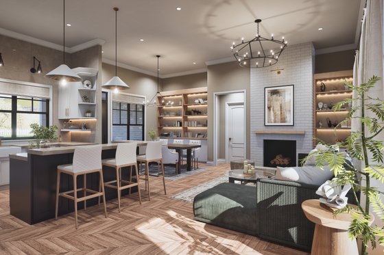 Interior - Other 1 for Farmhouse House Plan #54-649 - 3 bed, 2 bath