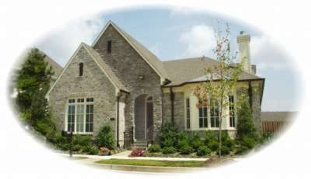 Exterior - Front Elevation 2 for European House Plan #81-1225 - 3 bed, 3 bath