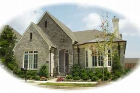 Exterior - Front Elevation for European House Plan #81-1225 - 3 bed, 3 bath