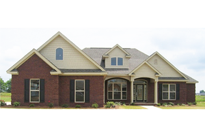 Traditional Exterior - Front Elevation Plan #63-357