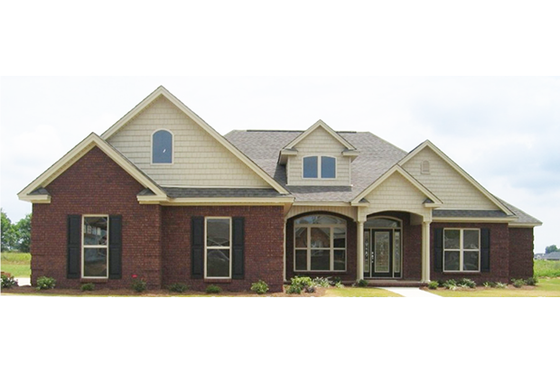 Exterior - Front Elevation for Traditional House Plan #63-357 - 3 bed, 2 bath