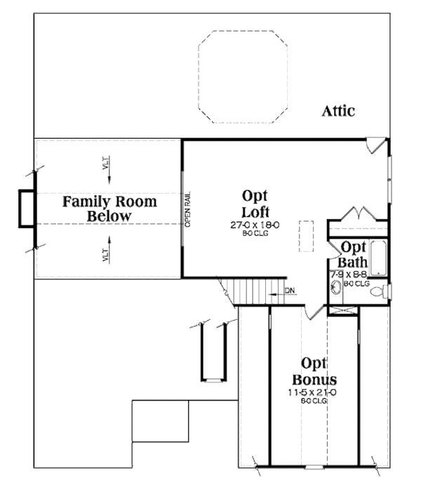 Dream House Plan - Craftsman Floor Plan - Other Floor Plan #419-229