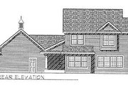 Traditional Style House Plan - 3 Beds 2.5 Baths 1748 Sq/Ft Plan #70-186 