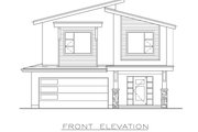 Contemporary Style House Plan - 3 Beds 2 Baths 1908 Sq/Ft Plan #1100-38 