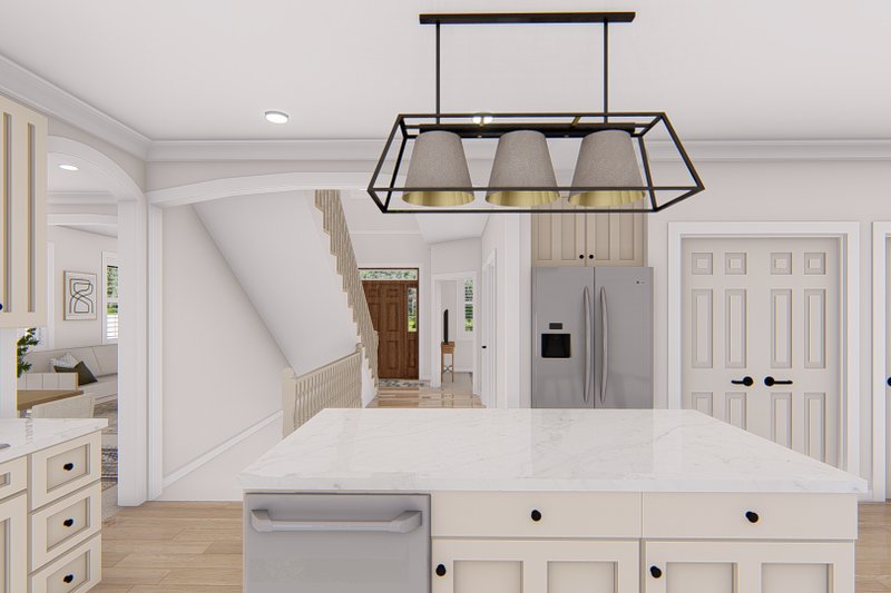 House Blueprint - Interior - Kitchen for Traditional House Plan #1060-135 - 4 bed, 2.5 bath