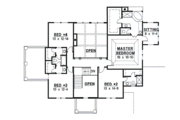 Mediterranean Style House Plan - 5 Beds 4 Baths 3523 Sq/Ft Plan #67-602 