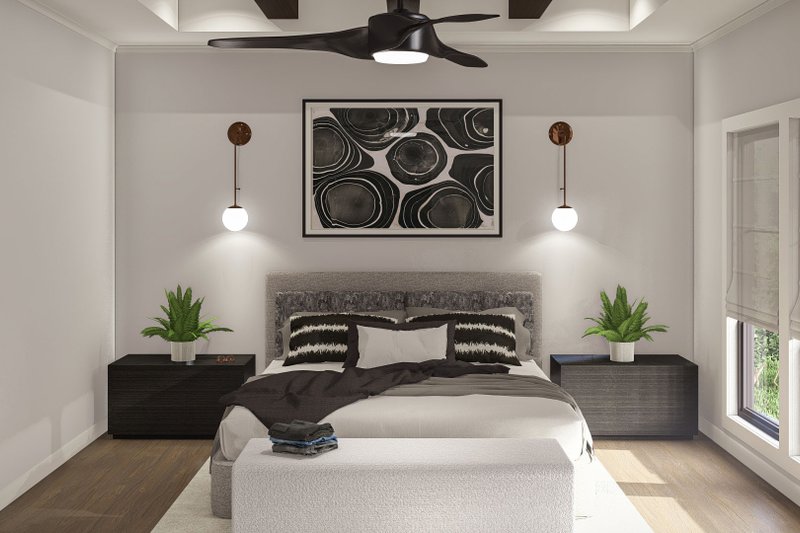 Dream House Plan - Interior - Master Bedroom 2 for Modern House Plan #455-444 - 4 bed, 3.5 bath