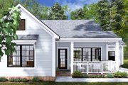 Cottage Style House Plan - 2 Beds 2 Baths 1210 Sq/Ft Plan #513-2266 