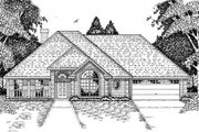Traditional Style House Plan - 3 Beds 2 Baths 1853 Sq/Ft Plan #42-207 