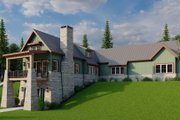 Craftsman Style House Plan - 3 Beds 3.5 Baths 2310 Sq/Ft Plan #923-73 Exterior 
