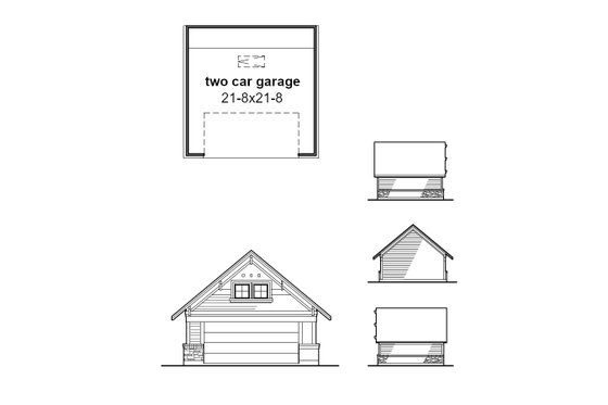 Floor Plan - Other Floor for Bungalow House Plan #120-279 - 3 bed, 2 bath
