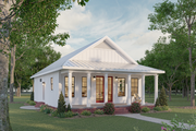 Traditional Style House Plan - 2 Beds 2 Baths 1120 Sq/Ft Plan #44-245 