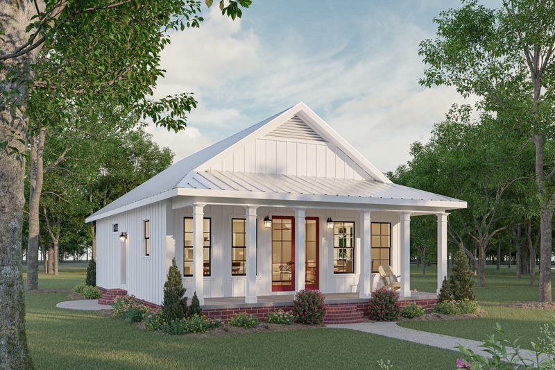 Home Plan - Traditional Exterior - Front Elevation Plan #44-245