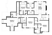 Traditional Style House Plan - 5 Beds 4.5 Baths 4576 Sq/Ft Plan #56-603 