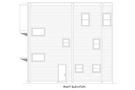Exterior - Other Elevation 2 for Contemporary House Plan #932-643 - 4 bed, 3 bath