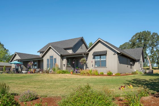 Exterior - Rear Elevation 1 for Farmhouse House Plan #48-1120 - 3 bed, 2.5 bath