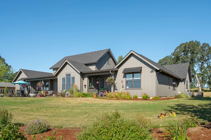 Dream House Plan - Exterior - Rear Elevation 1 for Farmhouse House Plan #48-1120 - 3 bed, 2.5 bath