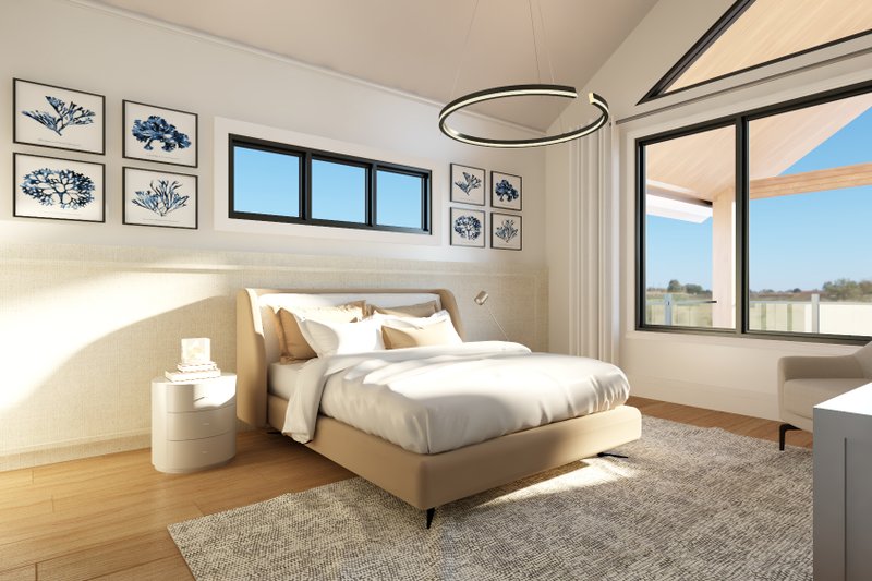 House Plan Design - Interior - Master Bedroom 2 for Barndominium House Plan #1064-311 - 2 bed, 2 bath