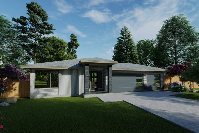 Dream House Plan - Ranch Exterior - Front Elevation Plan #53-683